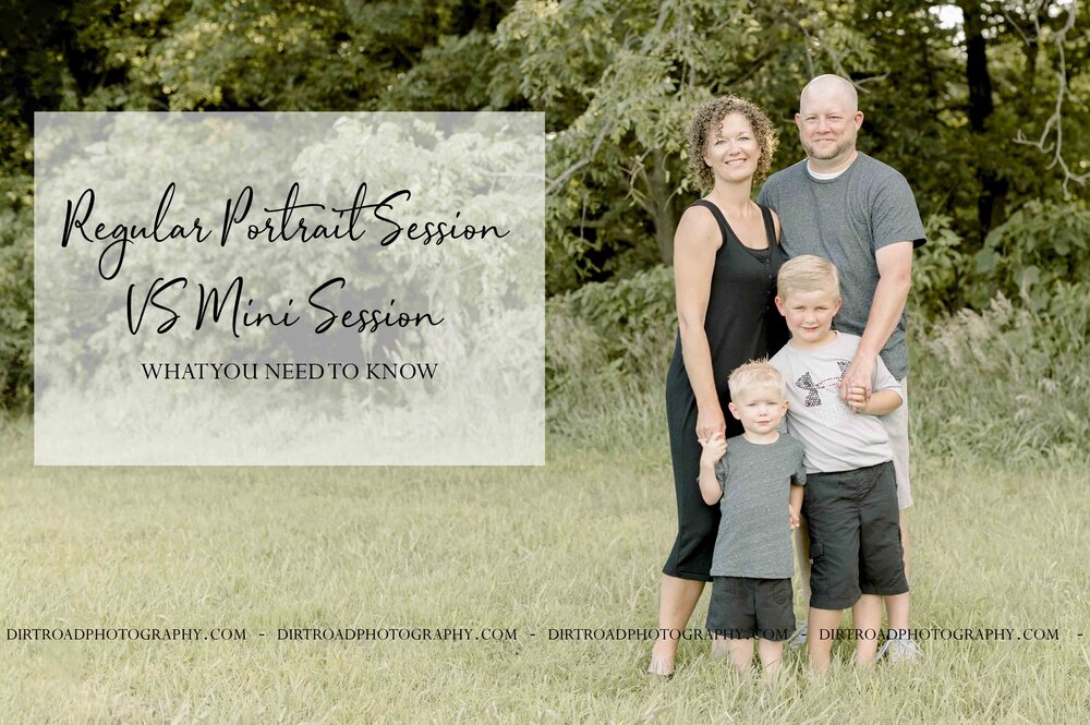 Regular Portrait Session VS Mini Photo Session  ::  Beatrice Nebraska Family Portrait Photographer