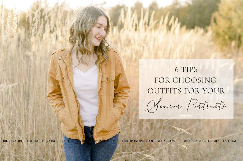 tips of choosing outfits for senior pictures, nebraska senior photographer