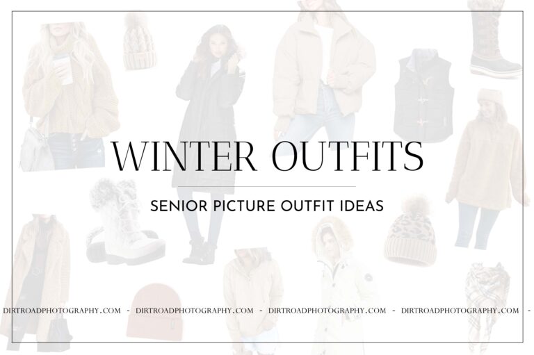 Winter Outfits for Senior Pictures 2022 - dirtroadphotography.com