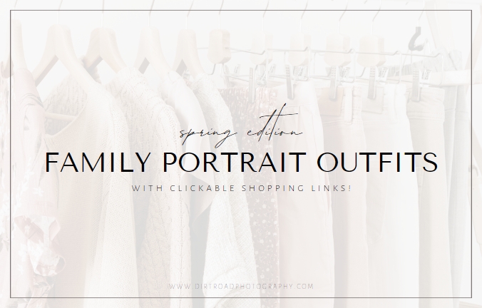 springand summer outfits for family pictures including clickable shopping links